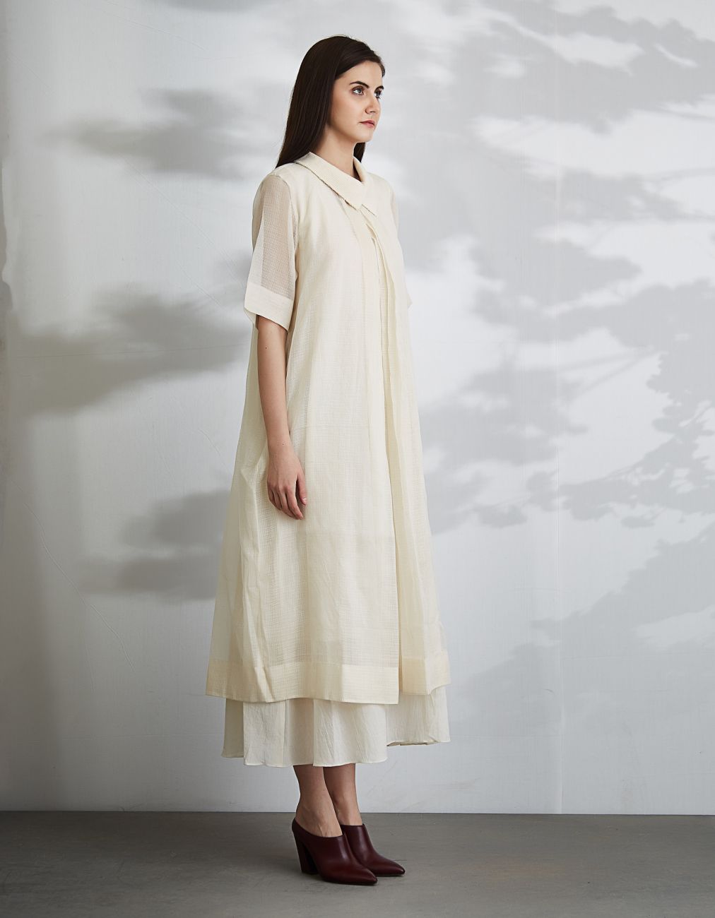 Classic collar dress