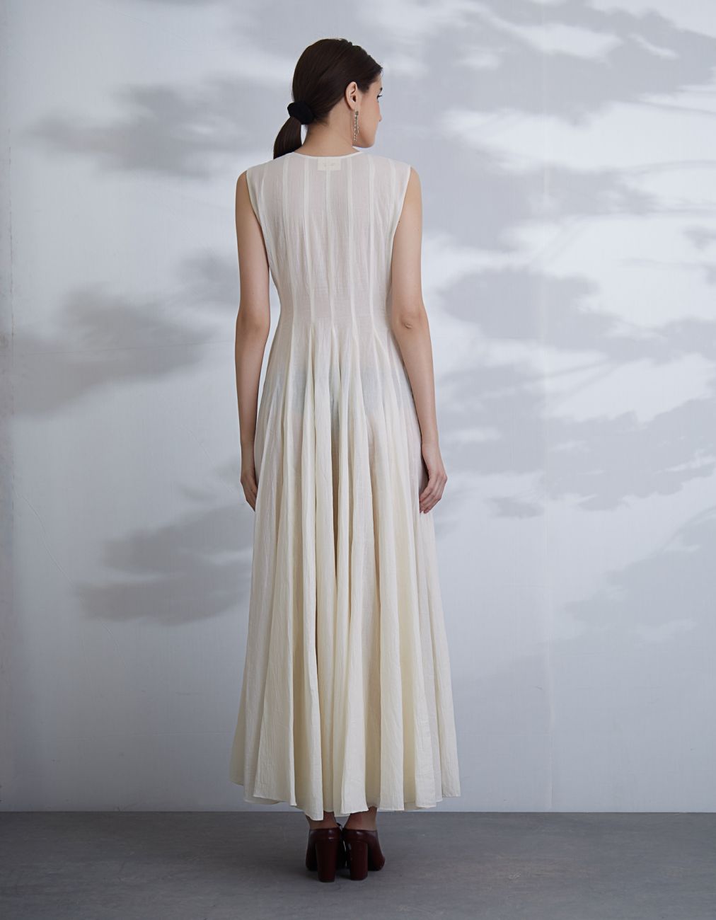 Cream kota dress
