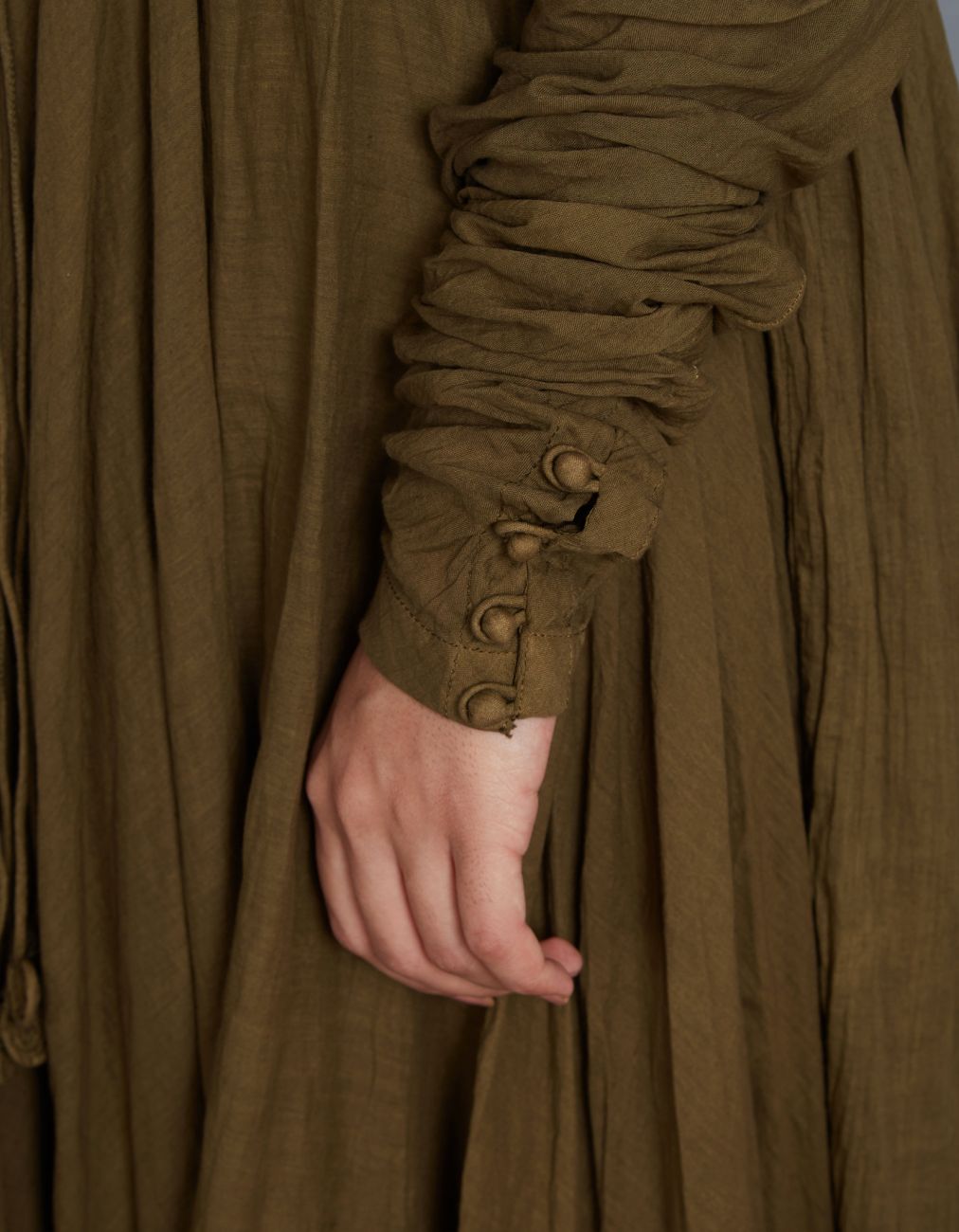 Rustic Olive Long Dress
