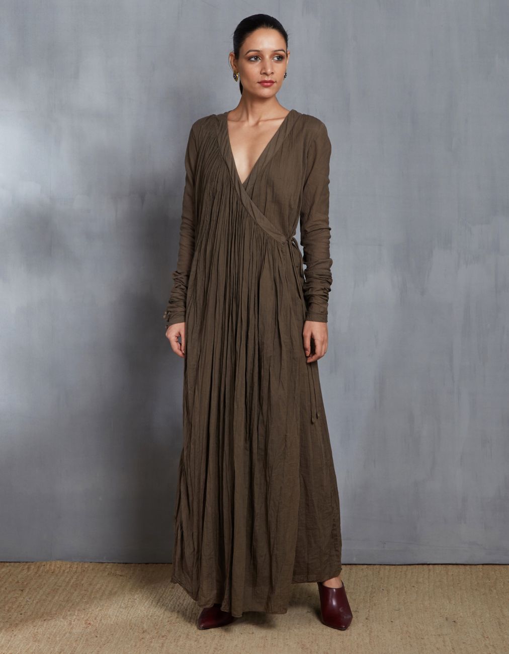 Contemporary Olive Dress