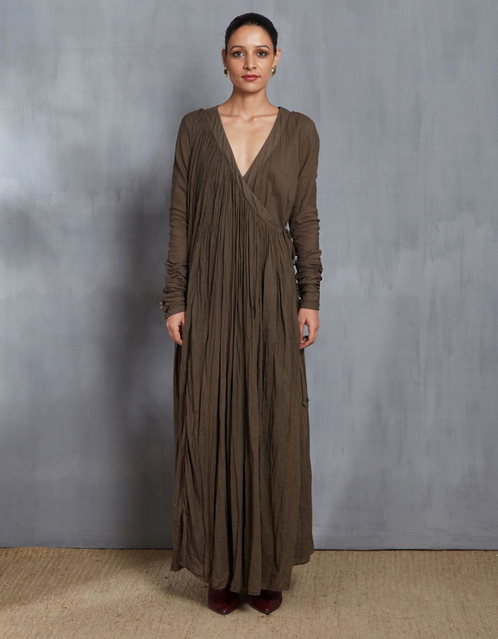 Contemporary Olive Dress