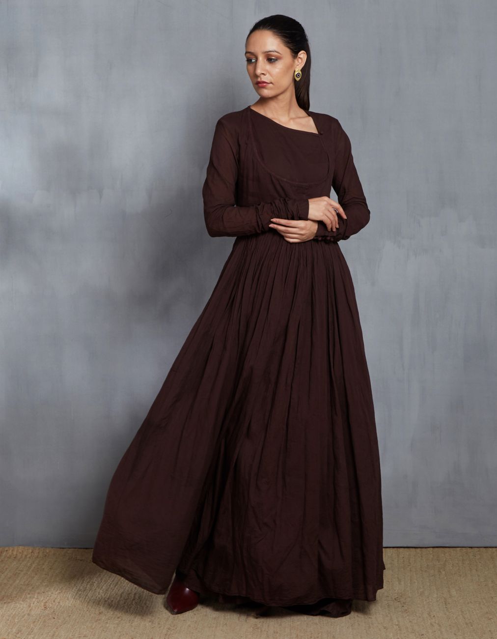Earth Tone Long Dress
