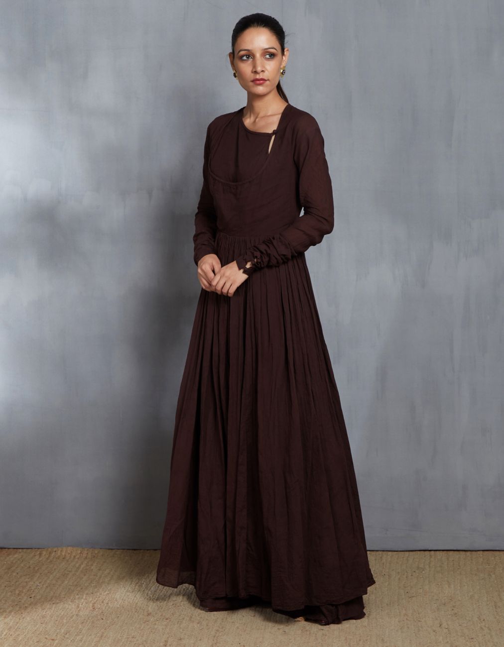 Earth Tone Long Dress
