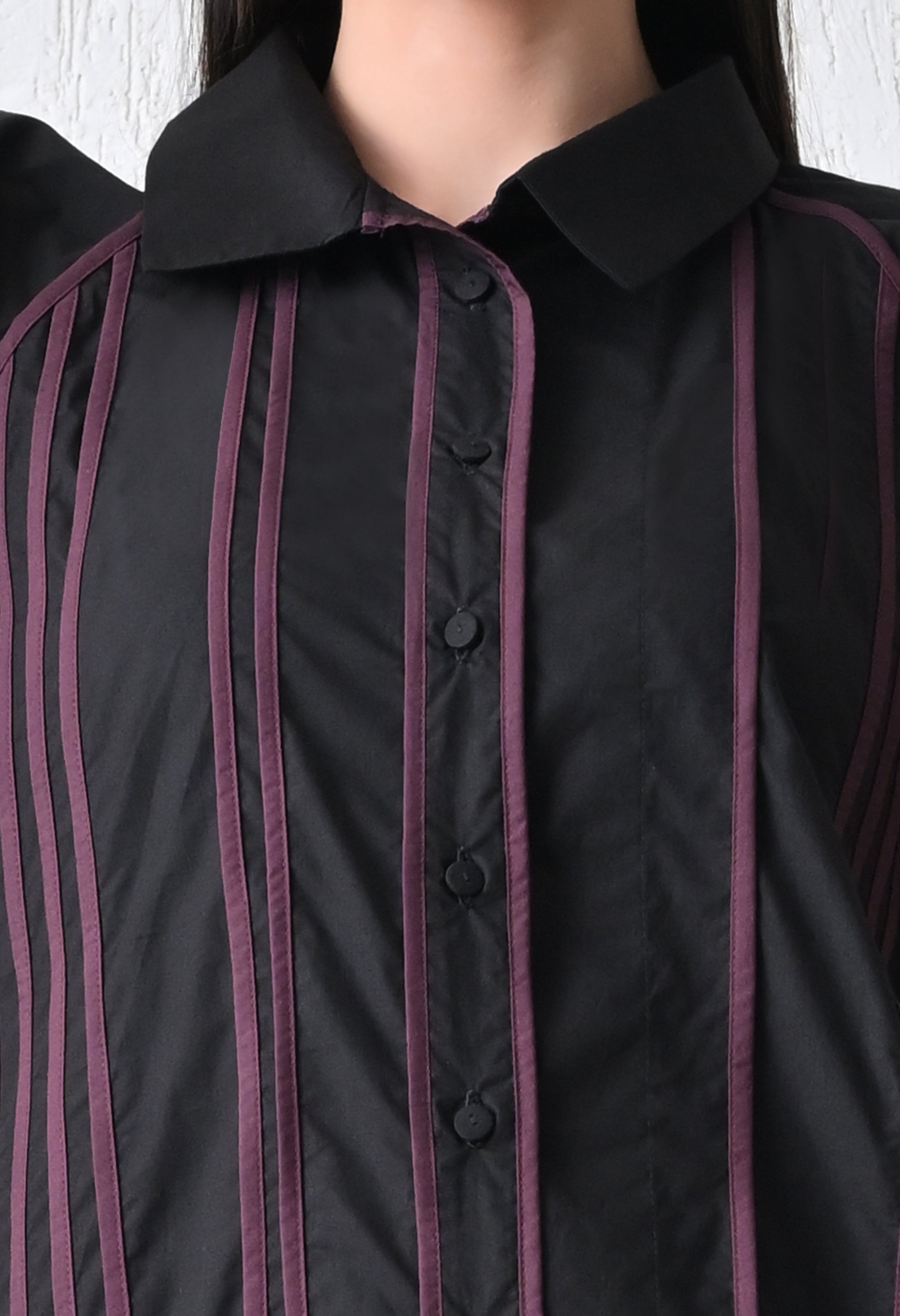 Astra Noir Threadwork Dress - samant chauhan design 