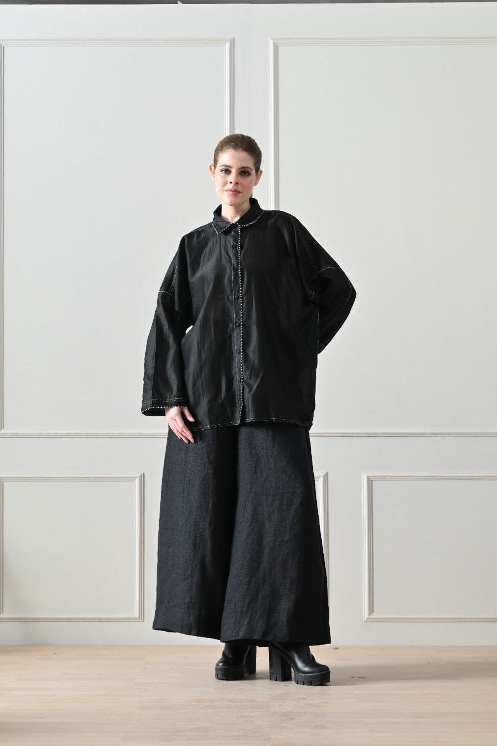 Black Drift Shirt - samant chauhan design 