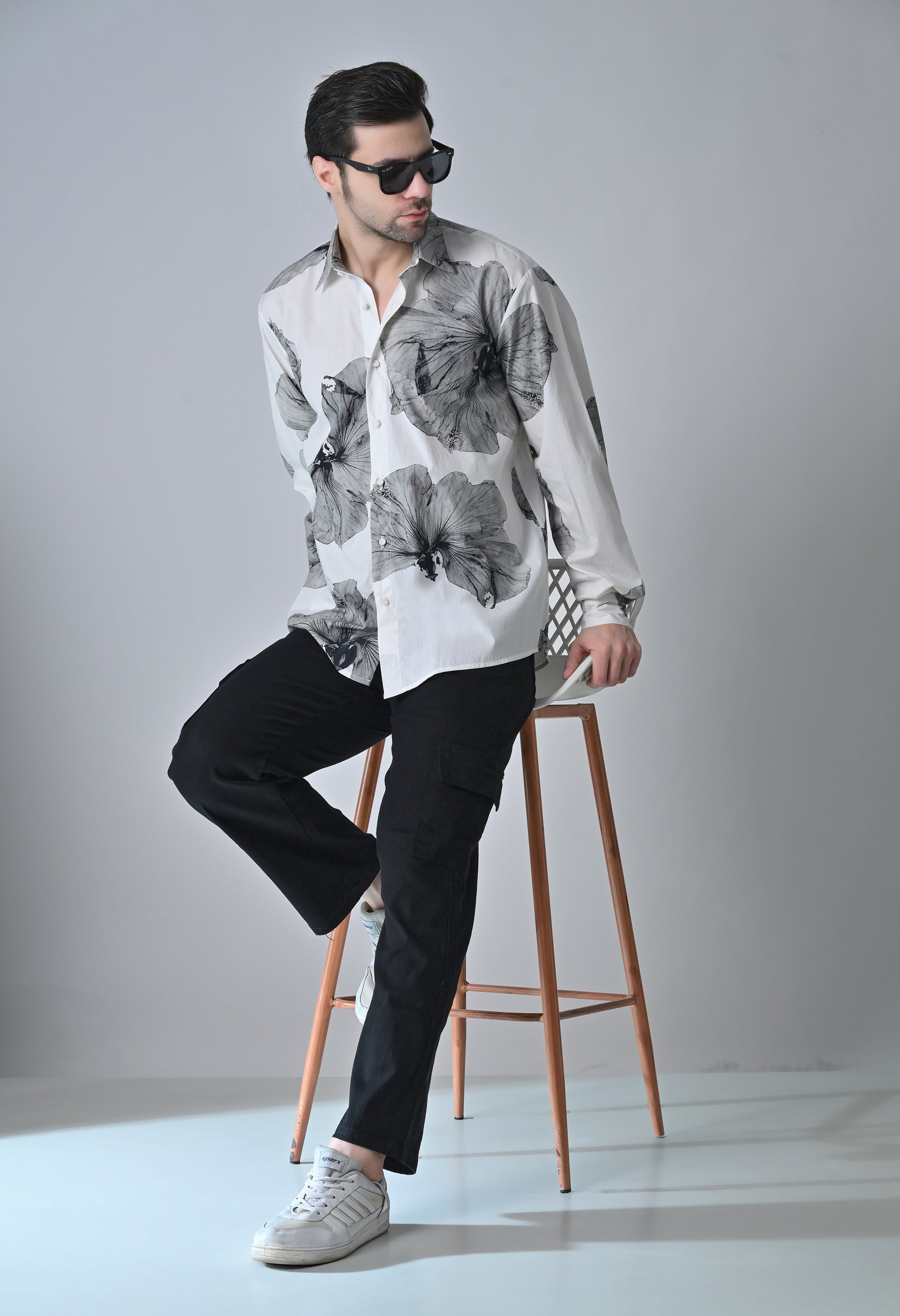 Dark bloom shirt
