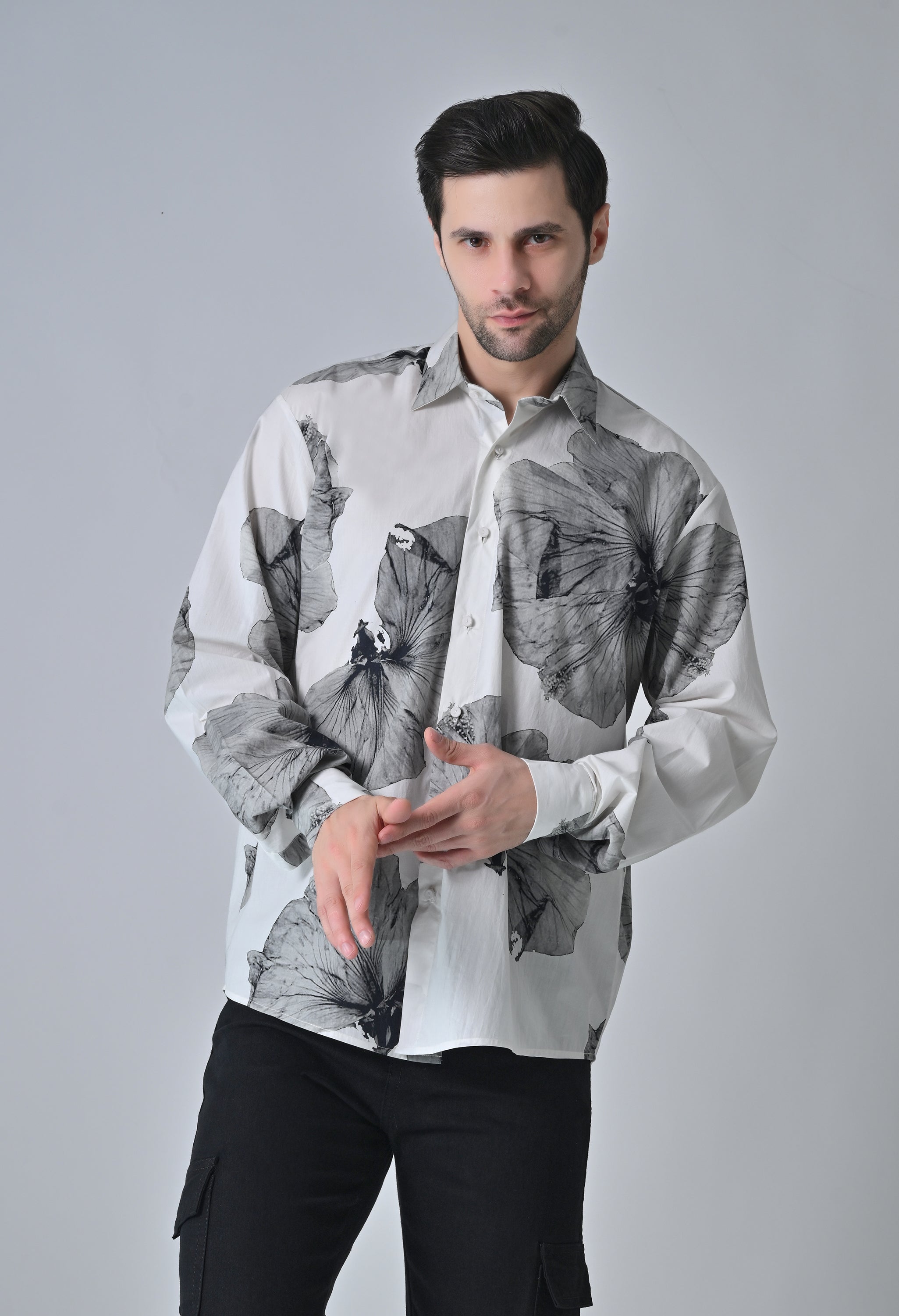 Dark bloom shirt