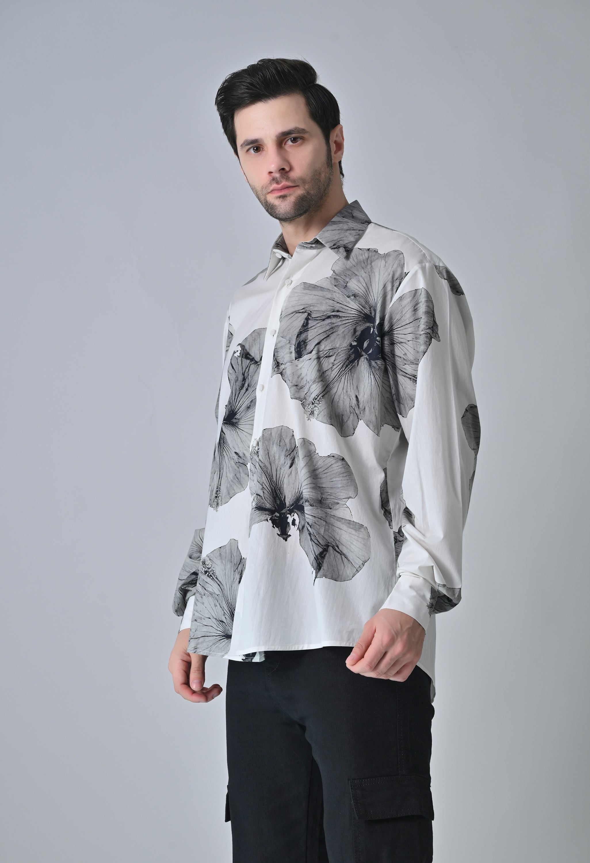 Dark bloom shirt