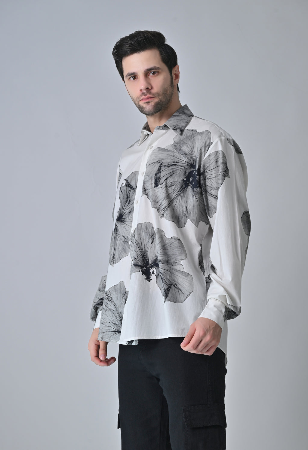 Dark bloom shirt