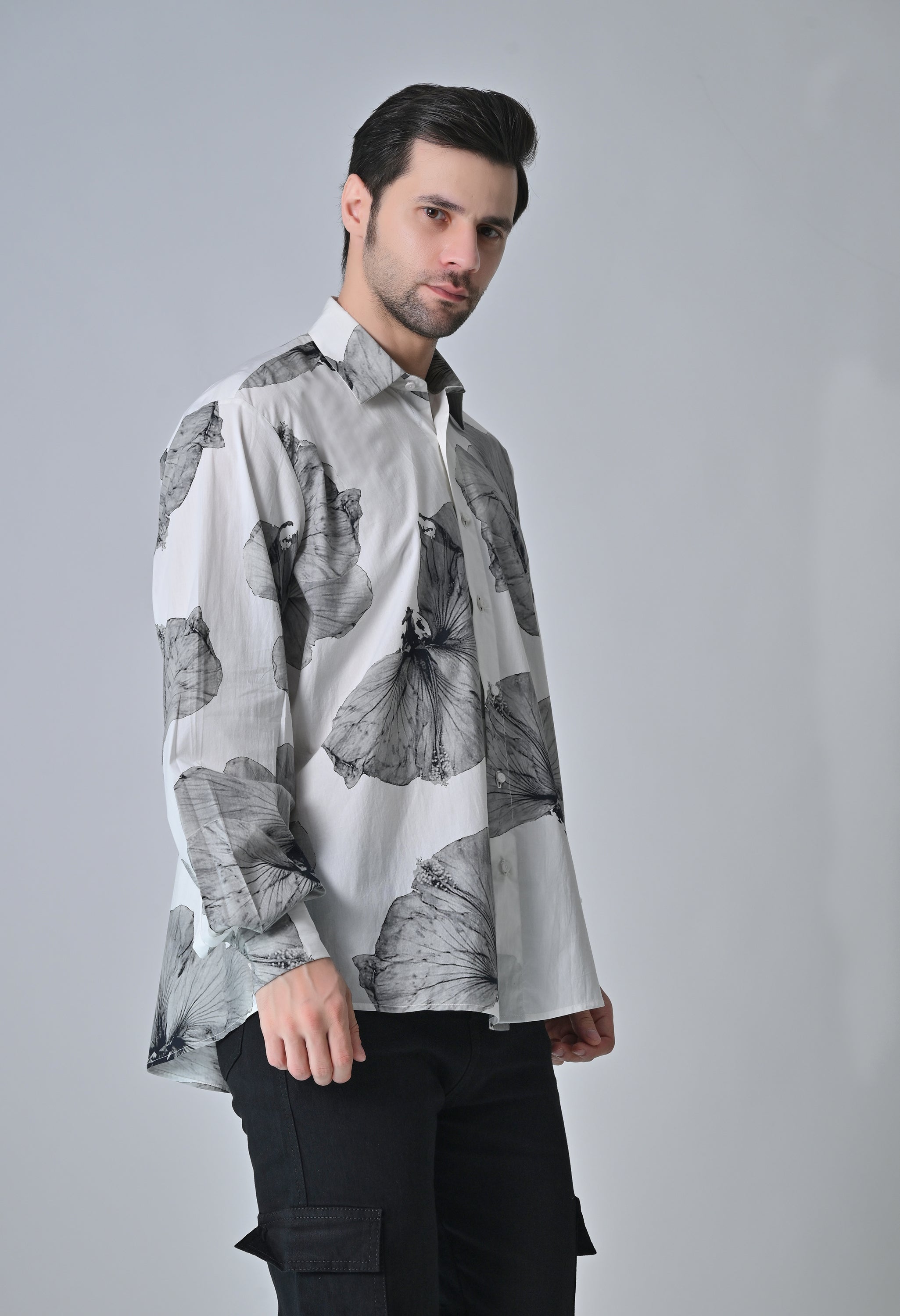 Dark bloom shirt