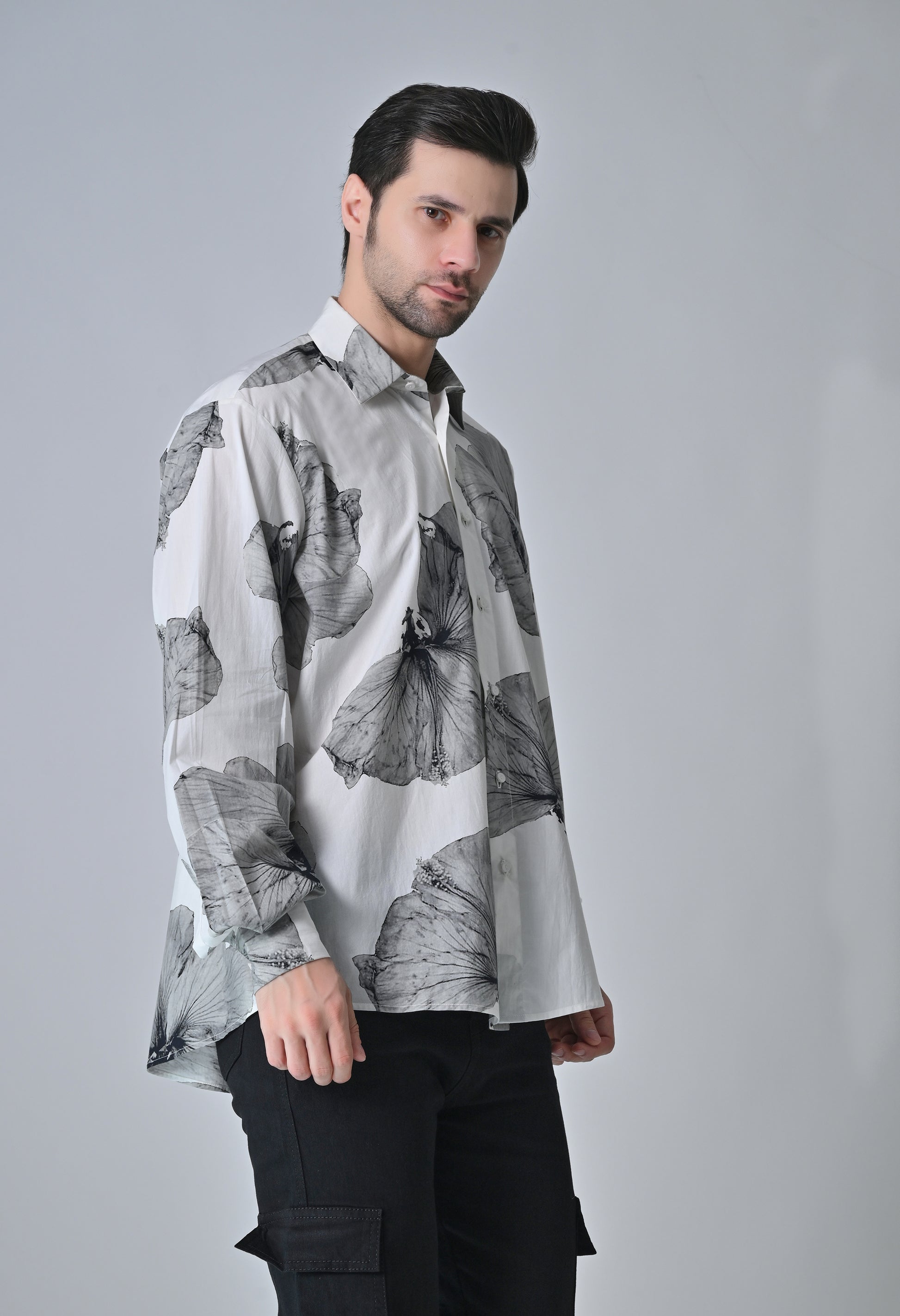 Dark bloom shirt