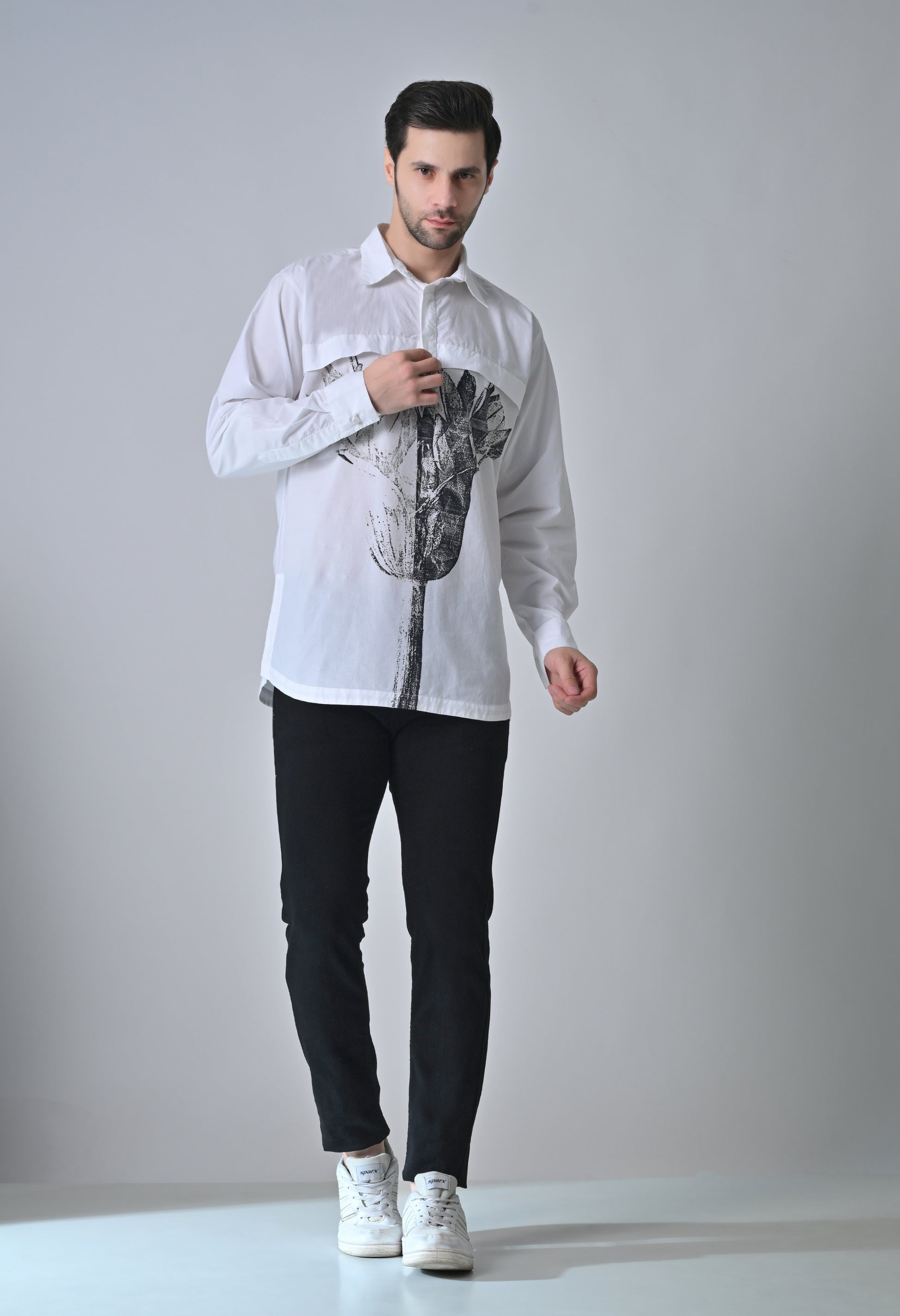 Midnight tulip shirt