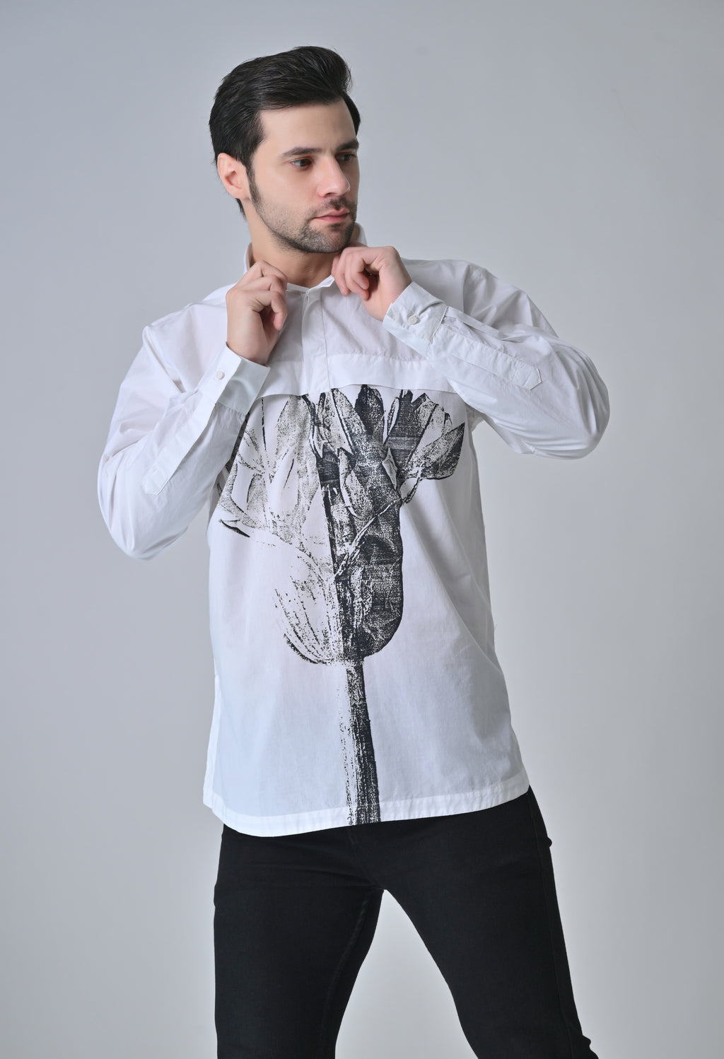 Midnight tulip shirt