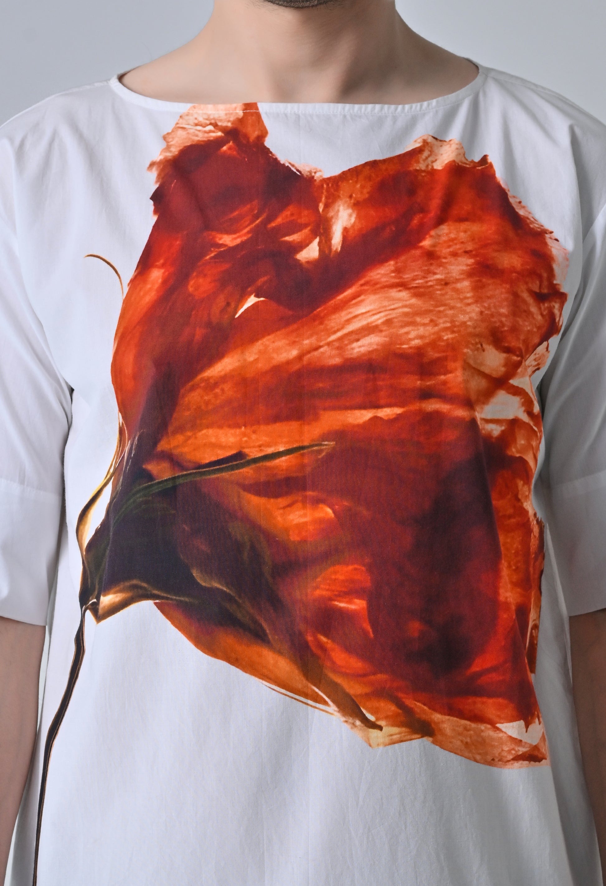 Crimson Bloom shirt