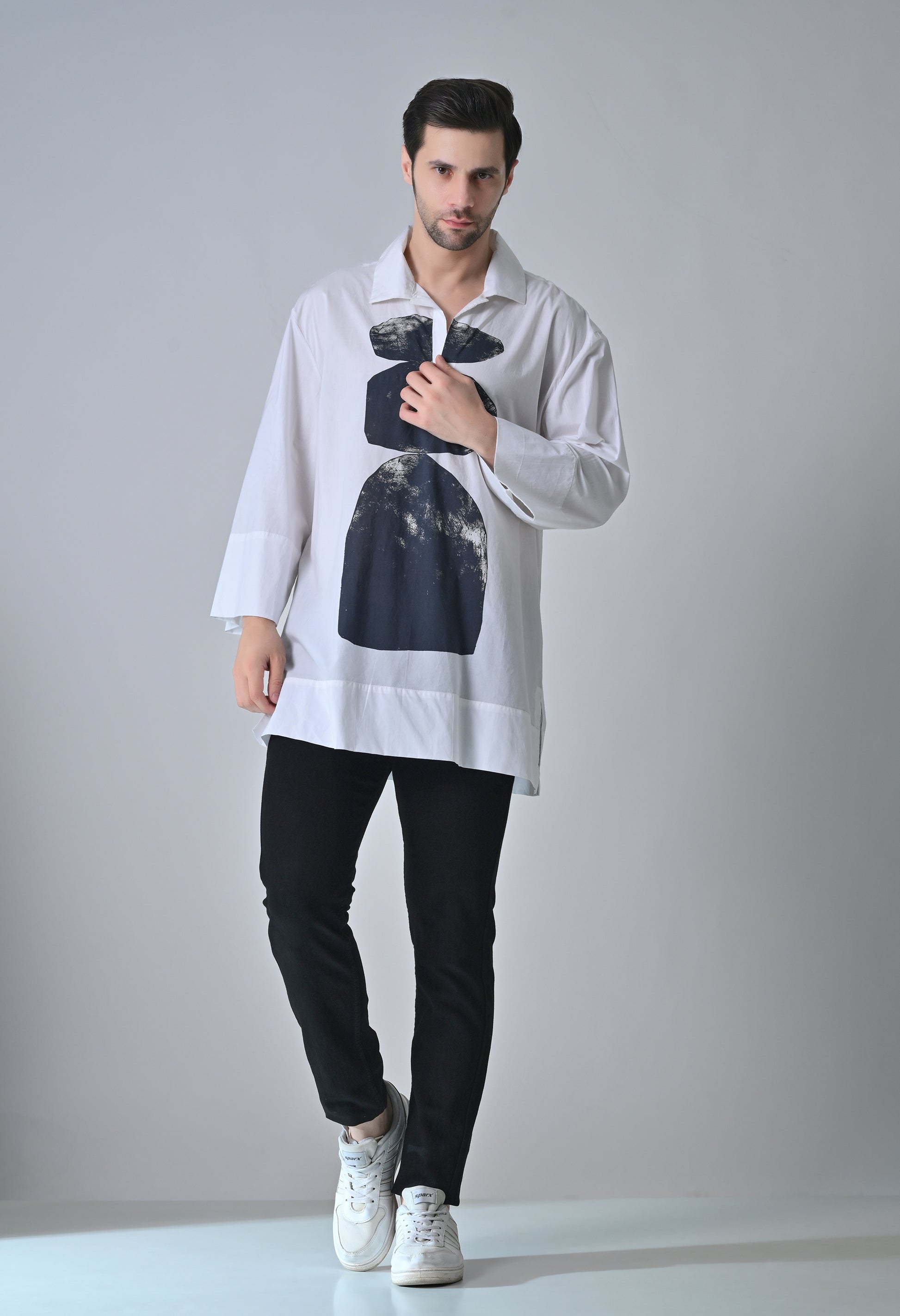 StoneEcho print shirt