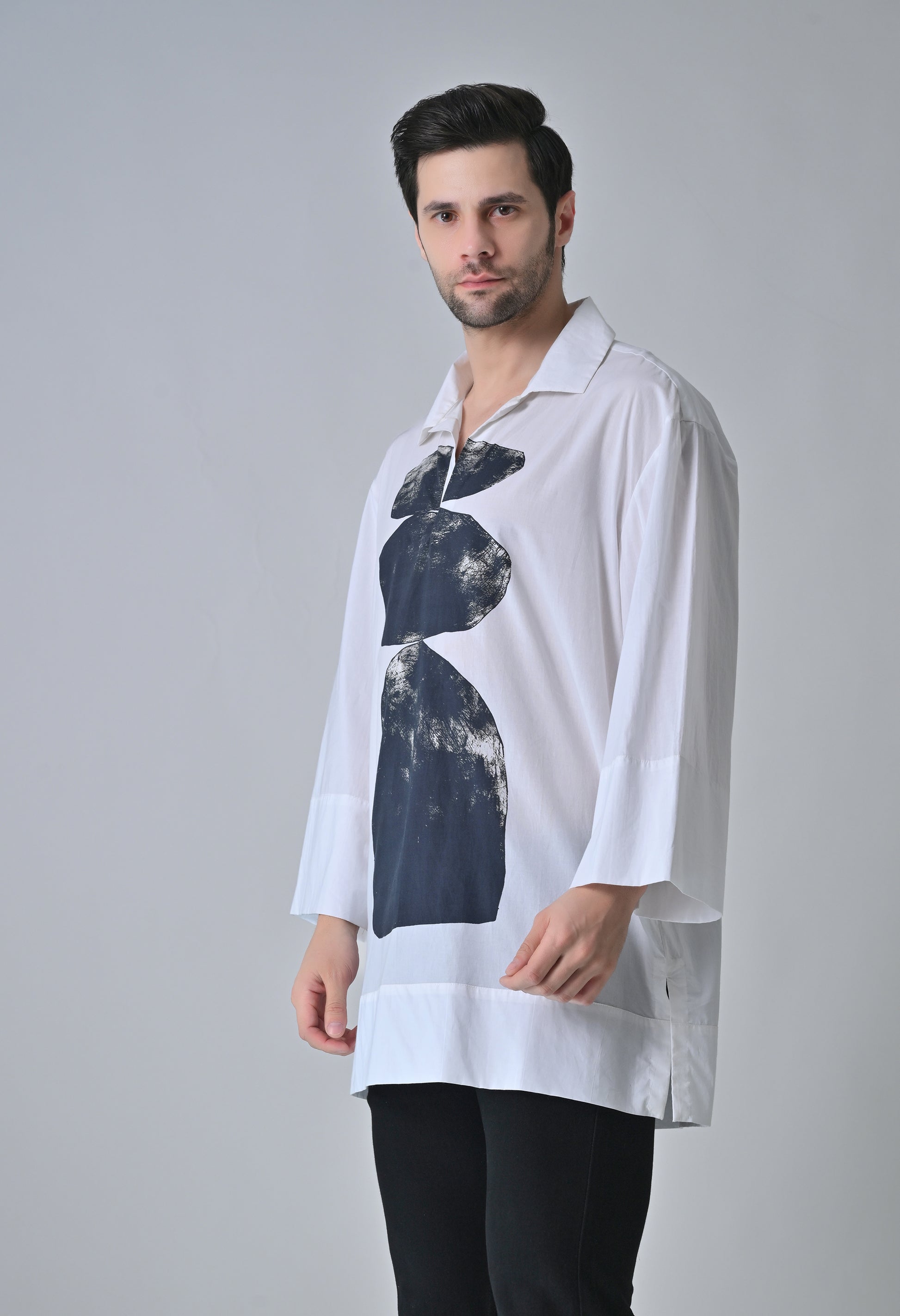 StoneEcho print shirt