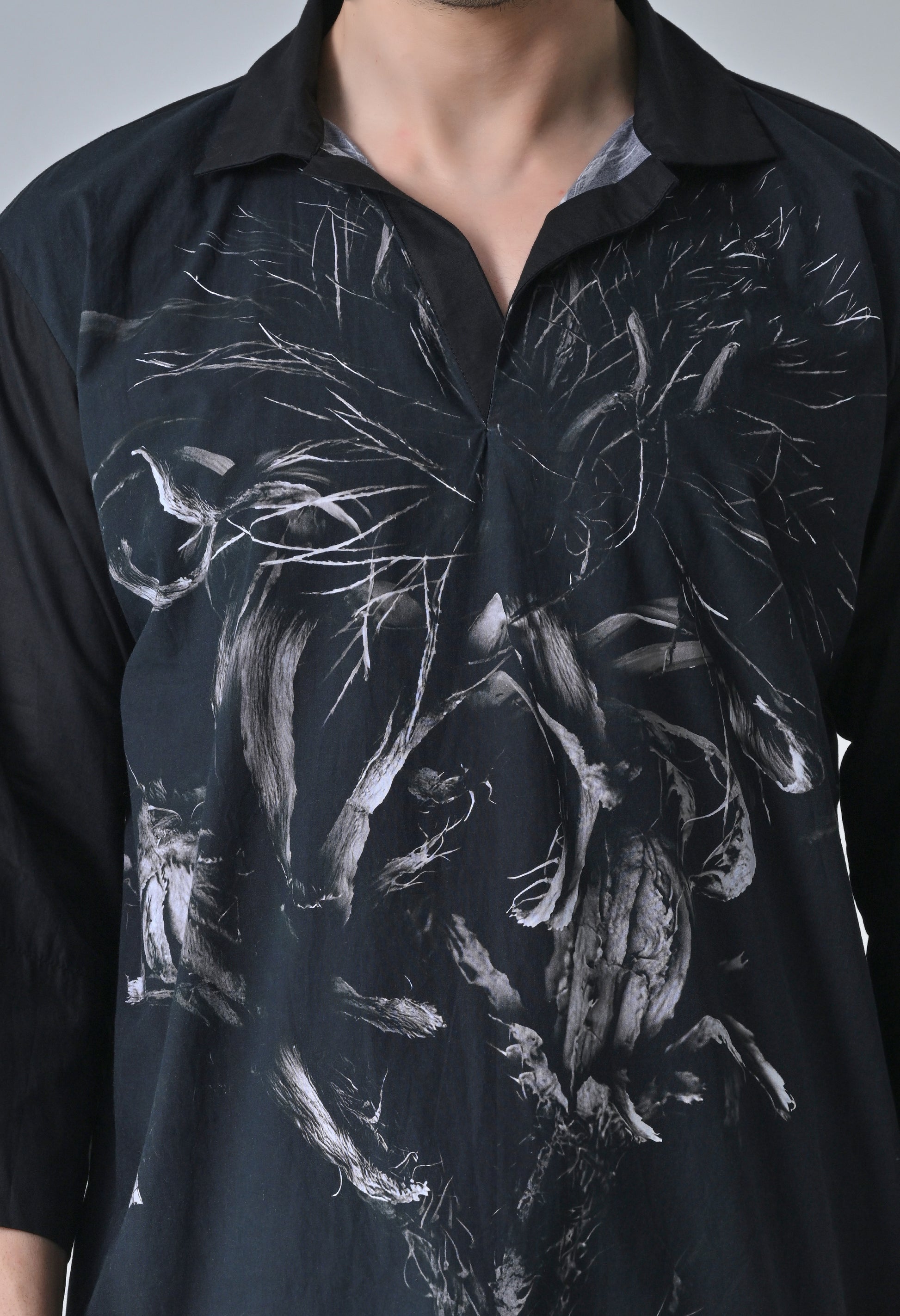 Leaf and bloom shirt