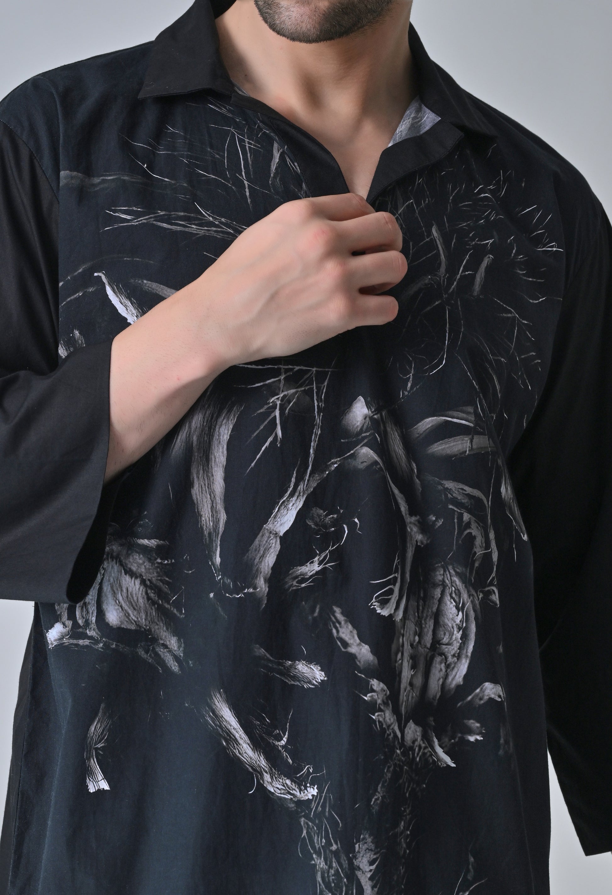 Leaf and bloom shirt