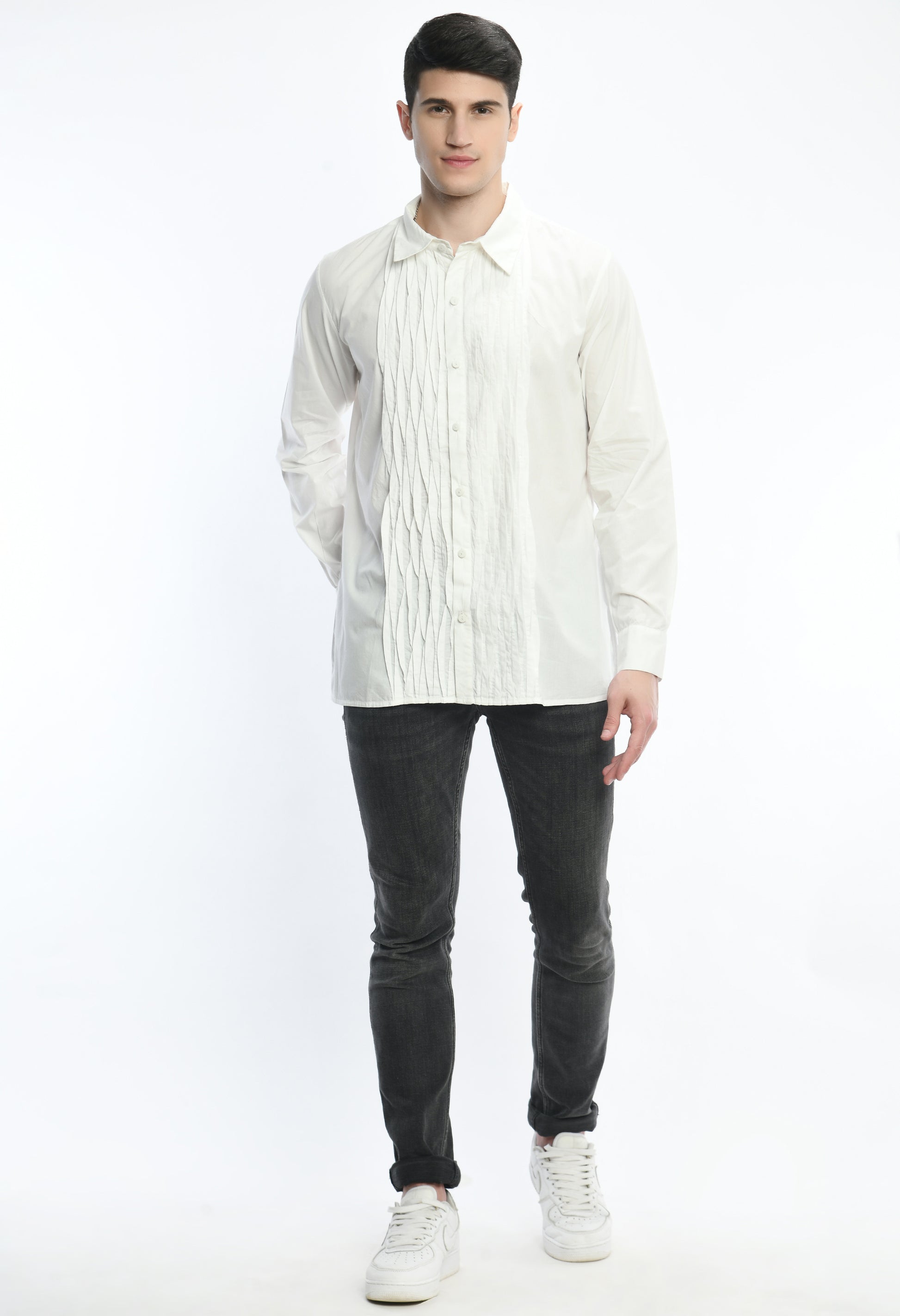 Embroidered Elegance shirt - samant chauhan design 