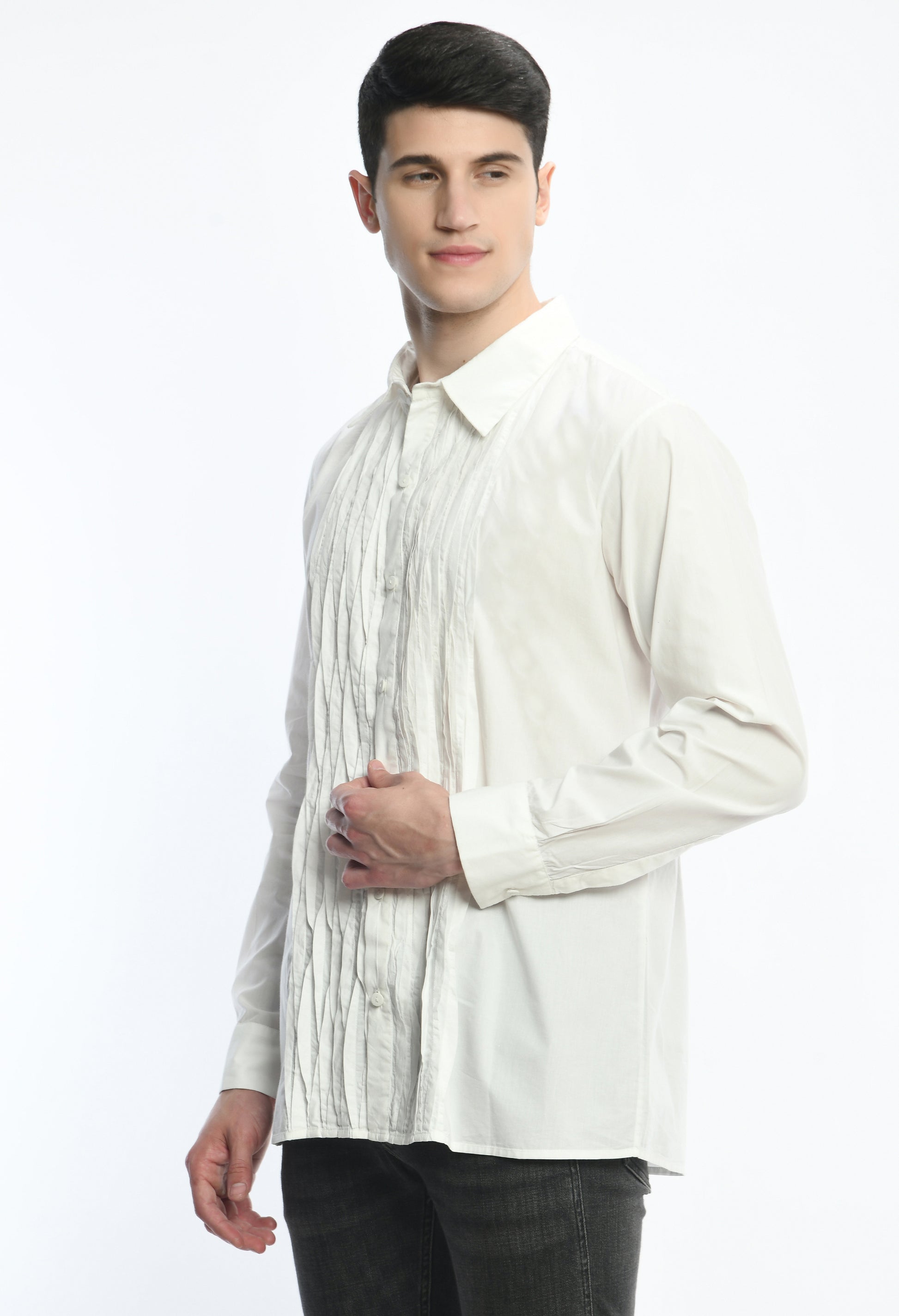 Embroidered Elegance shirt - samant chauhan design 