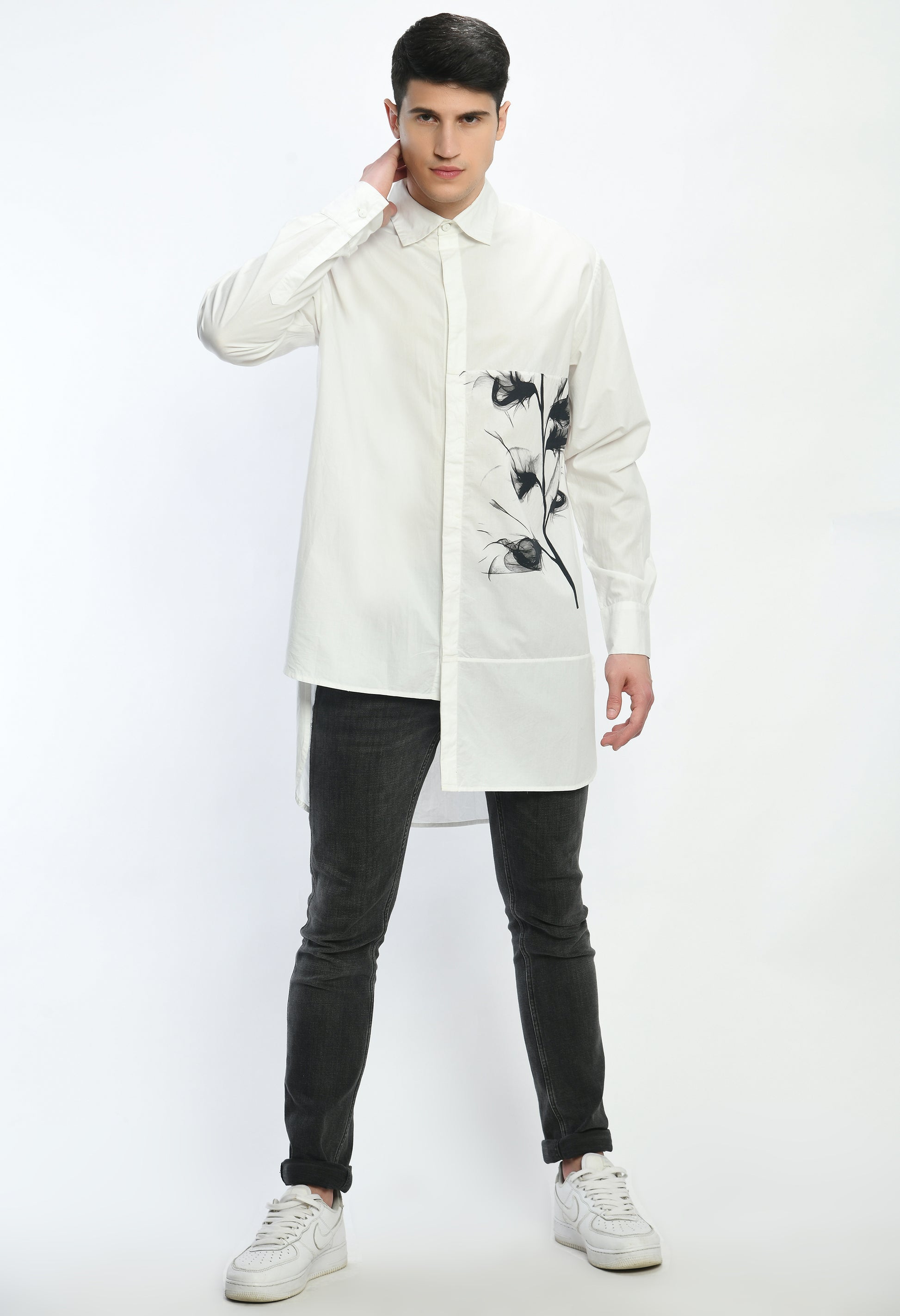 Contrast Code shirt - samant chauhan design 