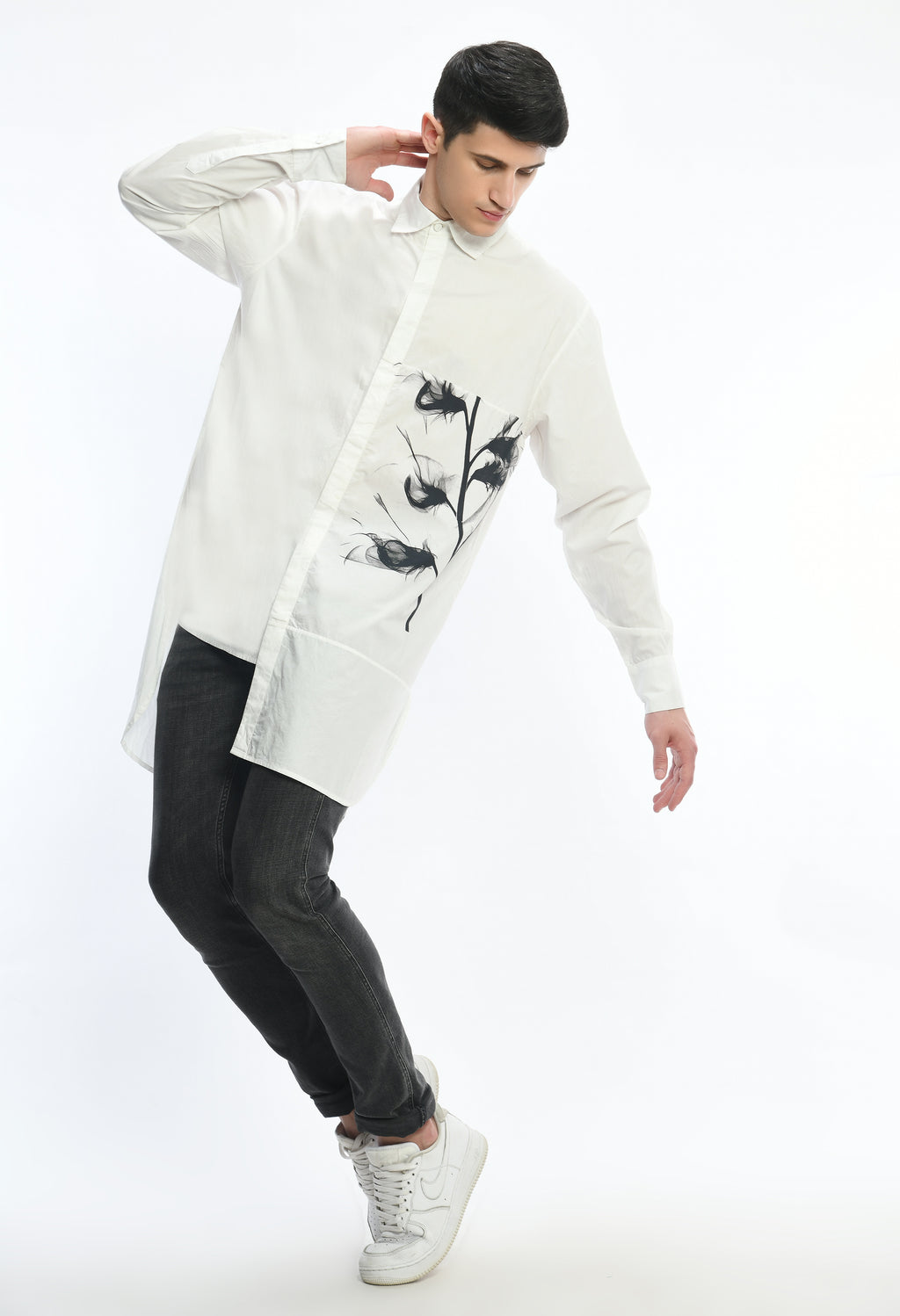 Contrast Code shirt - samant chauhan design 