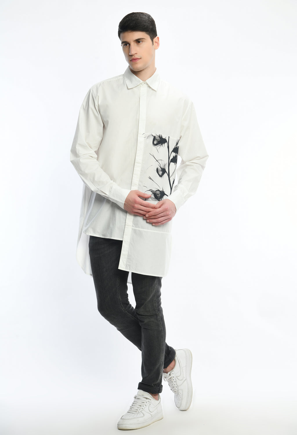 Contrast Code shirt - samant chauhan design 