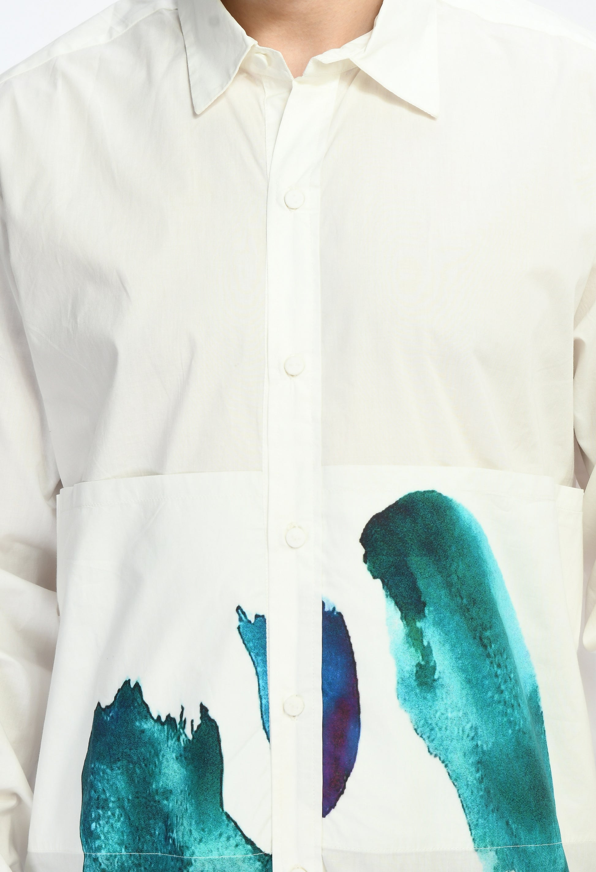 Sapphire Smudge shirt - samant chauhan design 