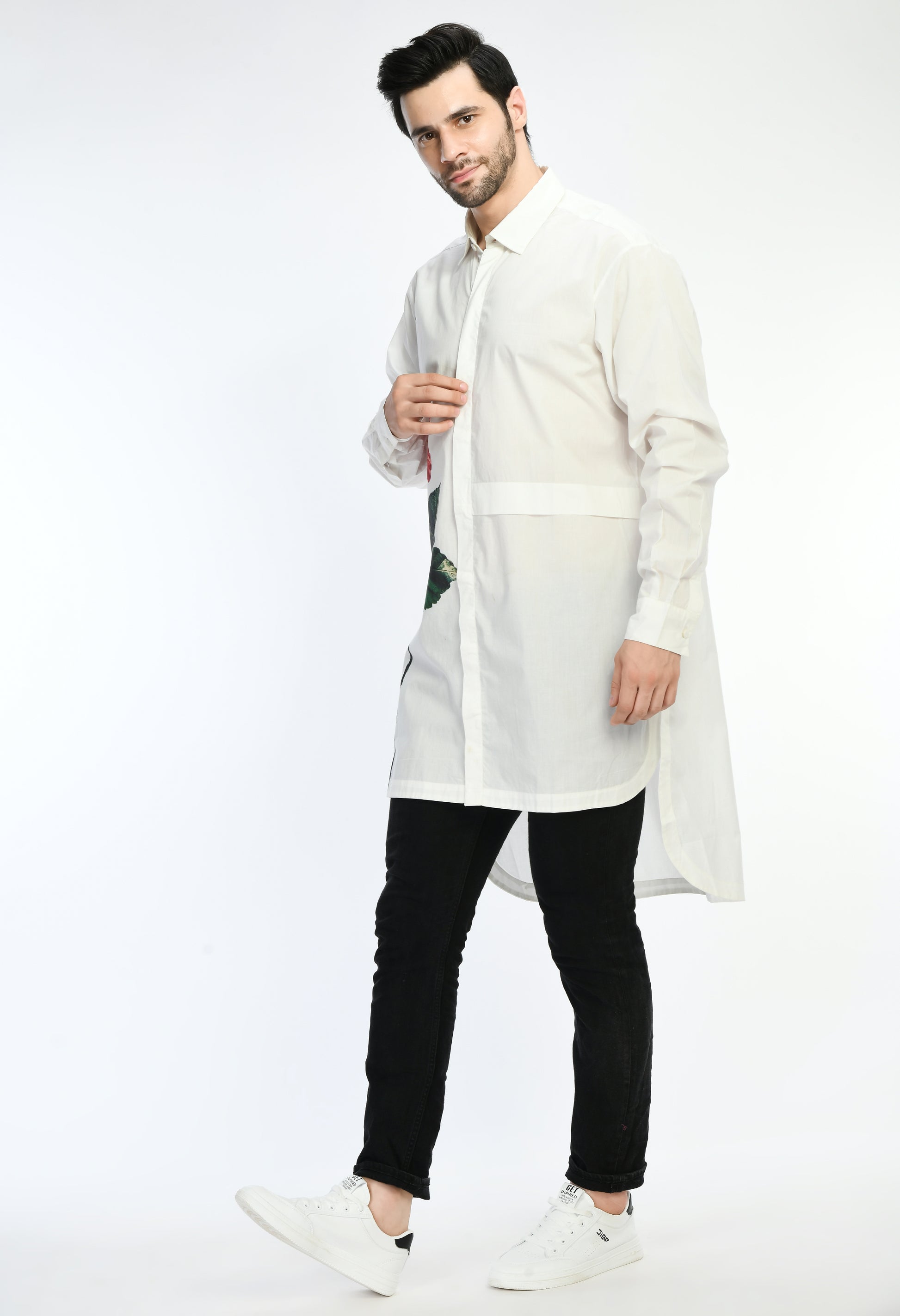 Floral Blur shirt - samant chauhan design 