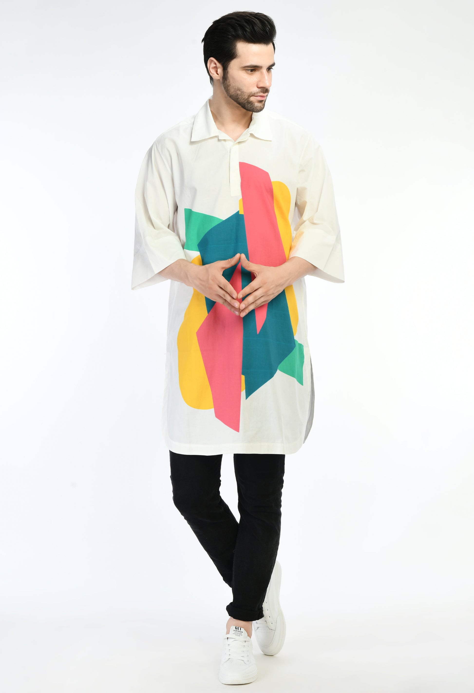 ABSTRACT BLOOM SHIRT