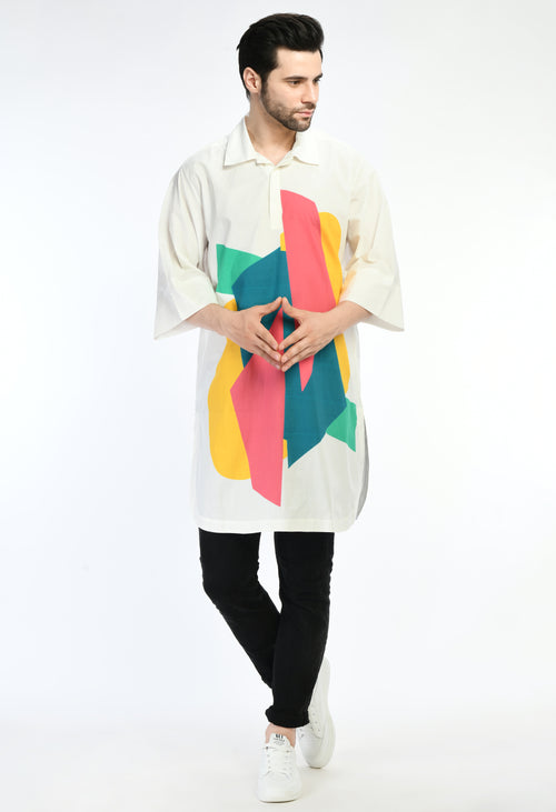 ABSTRACT BLOOM SHIRT