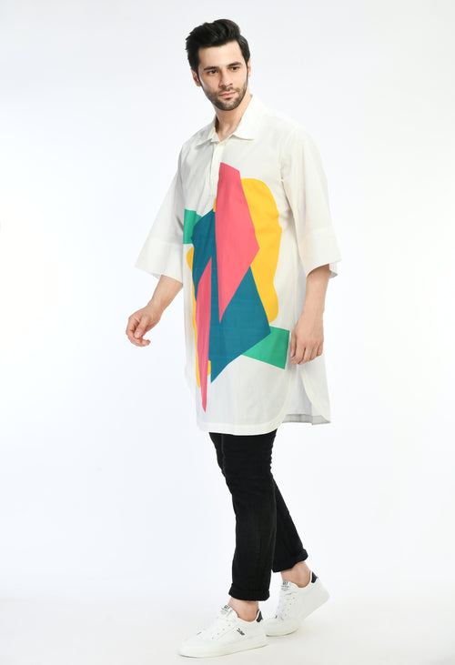 ABSTRACT BLOOM SHIRT