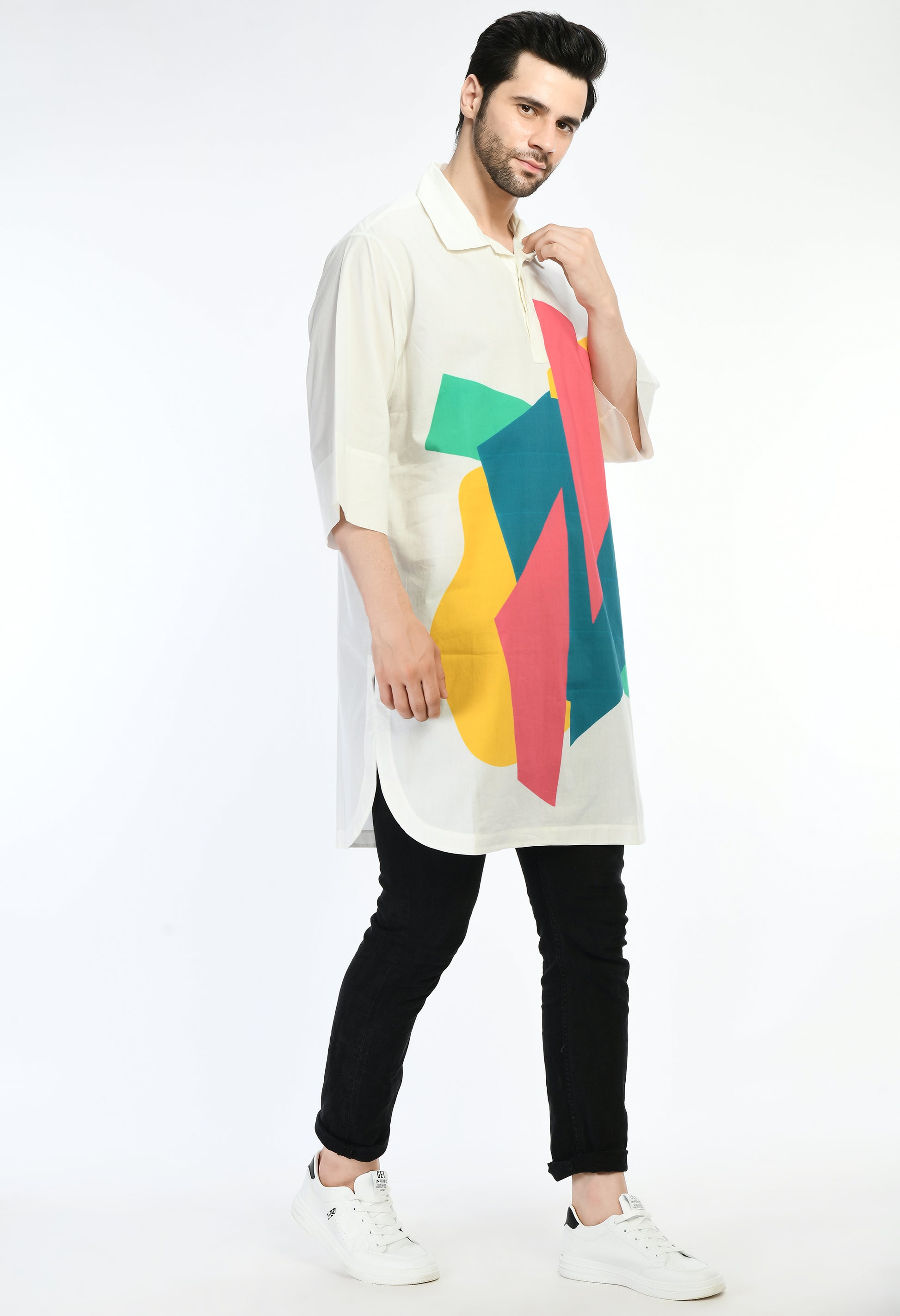ABSTRACT BLOOM SHIRT